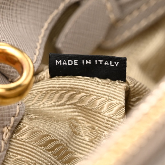 Authentic Prada Galleria double zip 2 way tote bag grey - Picture 11 of 11